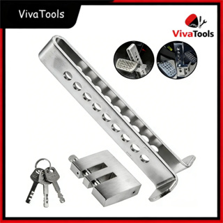 Bloqueador Antirroubo para Embreagem de Carro Universal | 9 Furos Ajustável, Inoxidável em Oferta na Shopee