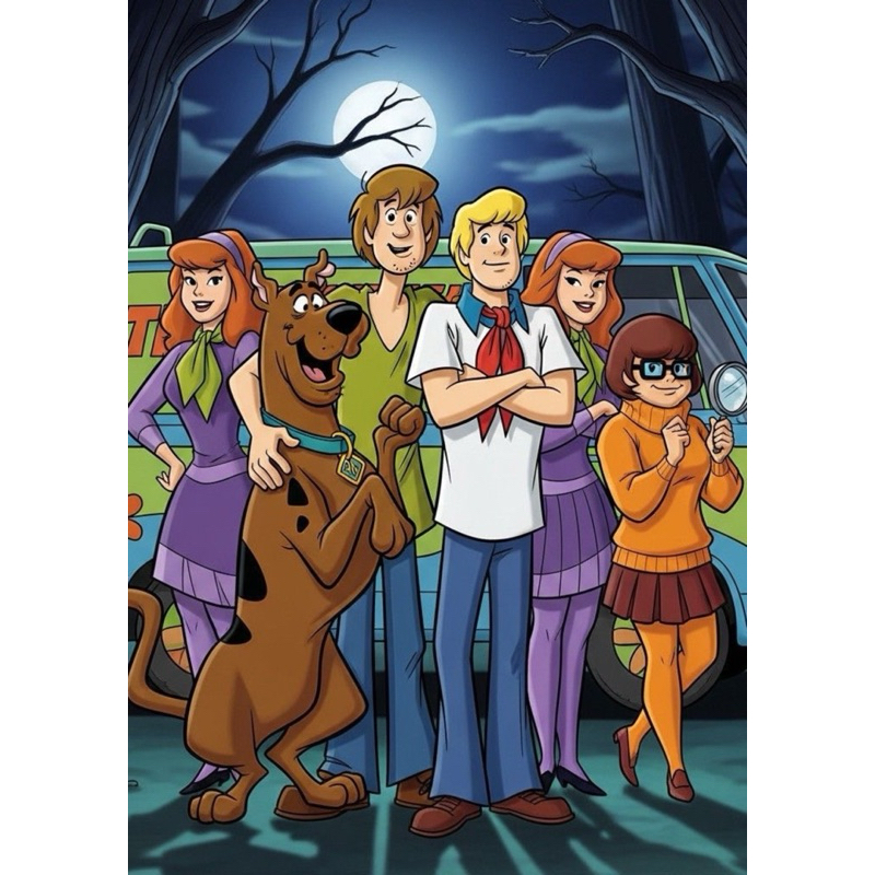 kit 2 cadernos ScoobyDoo Brochura Grande personalizado