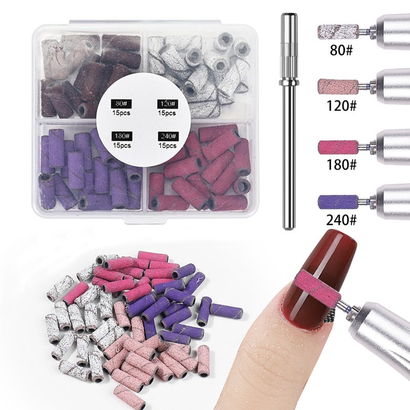 Kit De Refils Slim + Broca Fininha Para Lixa Bits Mini Mandril Motor Elétrica 60und em Oferta na Shopee