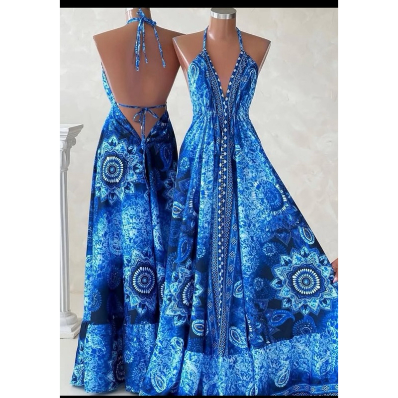 Vestido  indiano feminina  un vestido elegante que realça  y leve e um tecido  crepinho   no amaça .