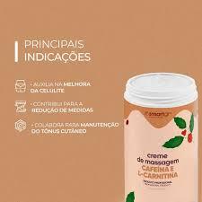 CREME DE MASSAGEM CAFEINA + LCARNITINA SMART GR
