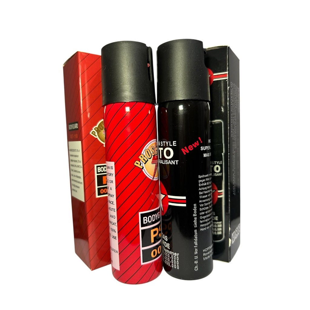 Spray Defense Piment@ kit com 2 unidades gde preto + vermelho
