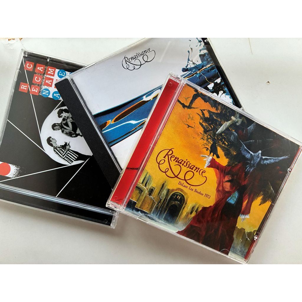 3 CDs Importados Renaissance Original – Azure D'or,  DeLane Lea Studios 1974 &  Camera Camera