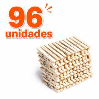 Prendedores Pregadores Roupa Madeira Artesanato 12 a 96 Unidades
