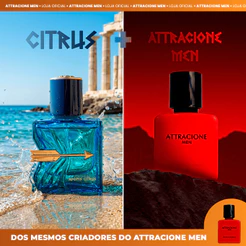 Perfume Attracione Men Kit Adonis Citrus e Attracione Men - LANÇAMENTO
