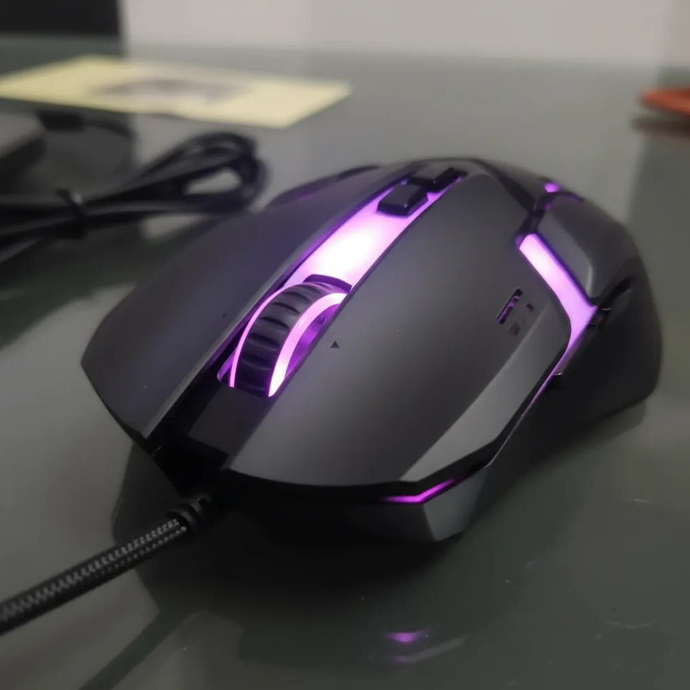 Mouse Gamer Kapbom Ópitico   KA-778 RGB - USB Com Fio - Design Ergonômico Alta Sensibilidade