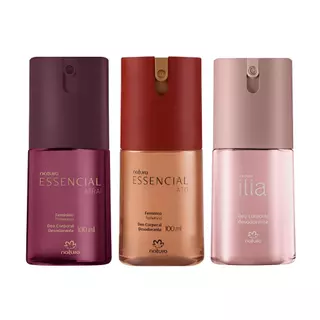 Desodorante Corporal Spray Natura Feminino Ilia Essencial Atrai Essencial Ato 100ml