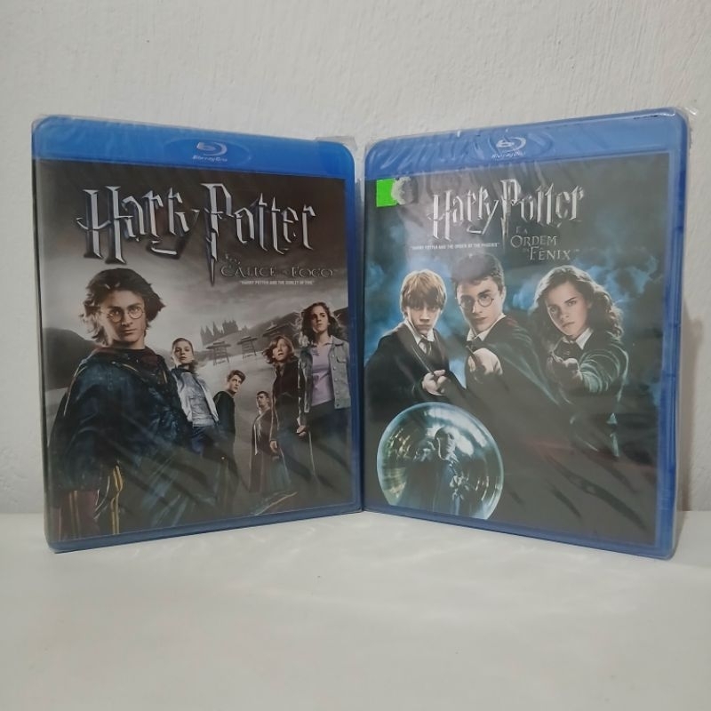 Bluray Harry Potter enigma do príncipe, ordem da fênix, cálice de fogo, relíquias da morte