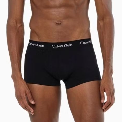Kit 2 Cuecas Calvin Klein Cotton Stretch Low Rise Trunk