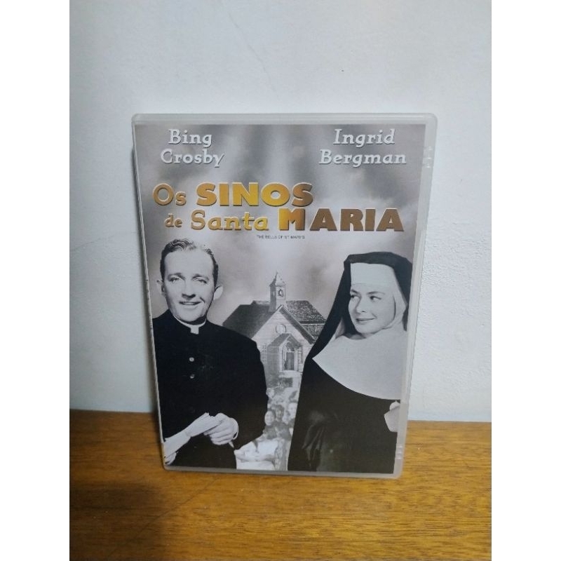 DVD Os Sinos de Santa Maria - filme com Ingrid Bergman e Bing Crosby