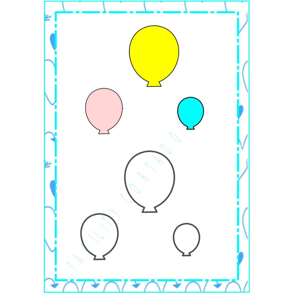 Cortador Balão Bexiga 4cm 3cm 2cm