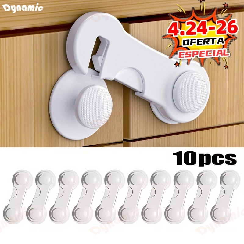 20/10 PCS Trava Gaveta Armário Segurança Protetor Proteção Bebe Kit