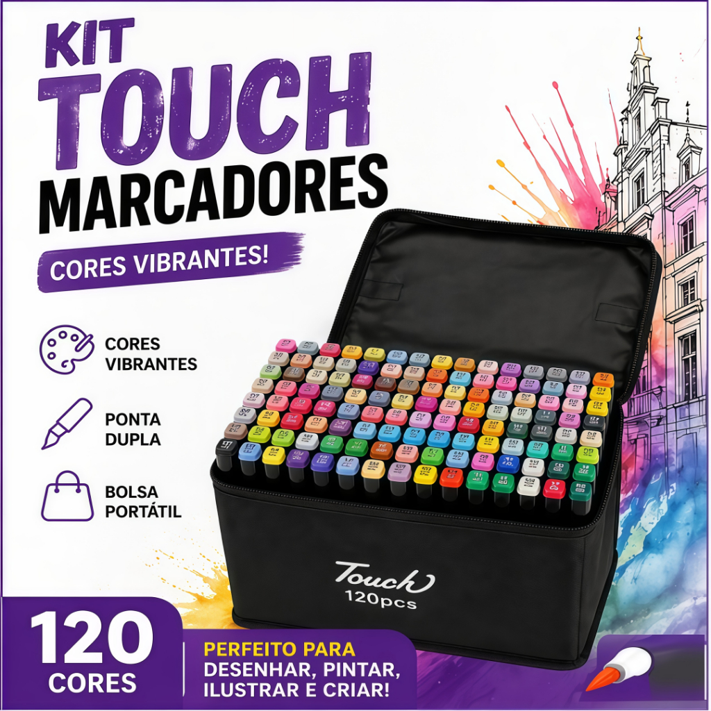 36/48/60/80/120 Cores Caneta Marcadora De Cabeça Dupla Oleosa Montagem Artística Para Estudantes Material Escolar