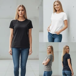 Camiseta Feminina Tech Modal Blusa Baby Look Antiodor Não Amassa Conforto Térmico Casual Academia Trabalho