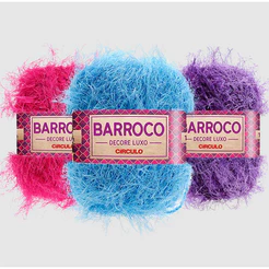 BARBANTE BARROCO DECORE LUXO PELUDINHO - 280g - Circulo