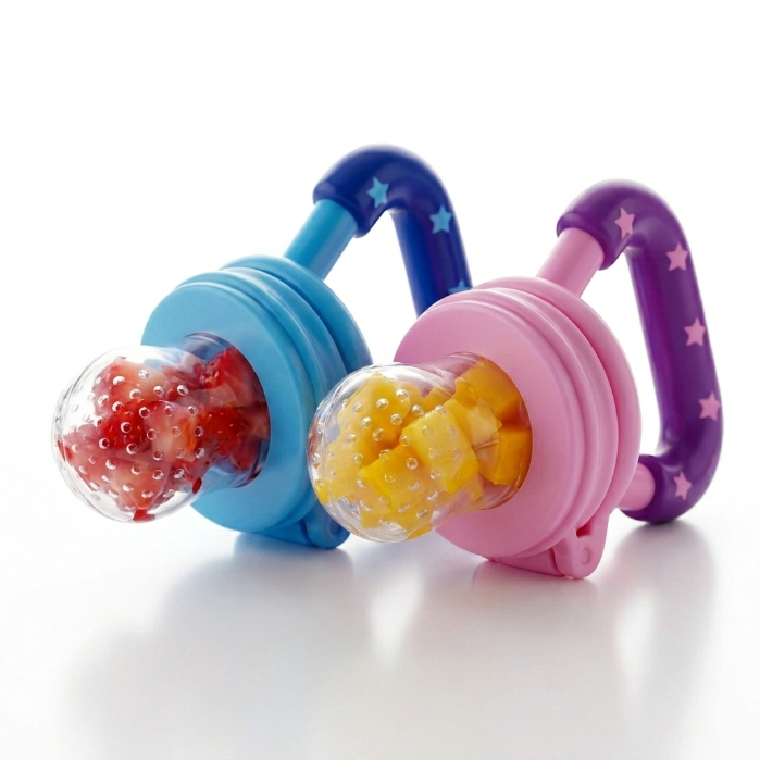 Alimentador Infantil de Silicone | Chupeta Fruta Bebê Anti Engasgo | Seguro e Prático