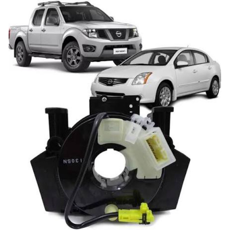CINTA AIRBAG FRONTIER 06>14 LIVINA TIIDA 05>15 SENTRA 07>13 COM CONTROLE SOM VOLANTE PILOTO AUTOMATICO