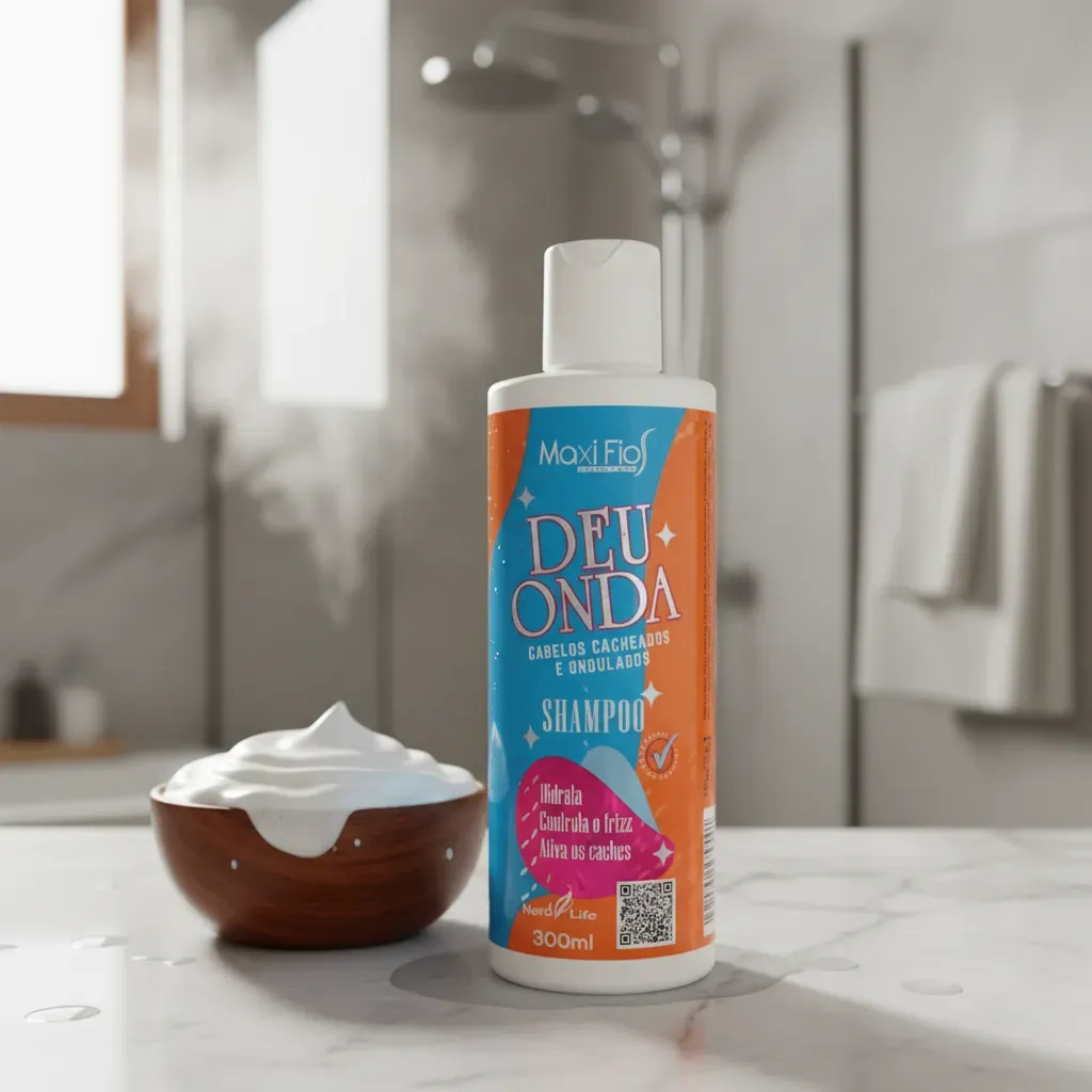 Shampoo Capilar DEU ONDA Cacheados e Ondulados - Natulife 300ml