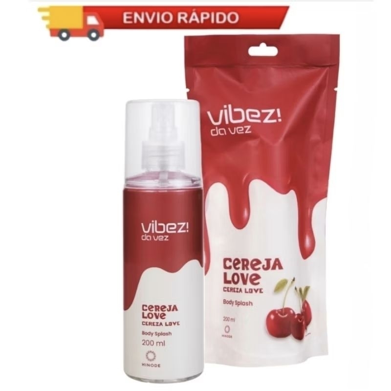 Body Splash Cereja Love Vibez Da Vez! 200ml Hinode