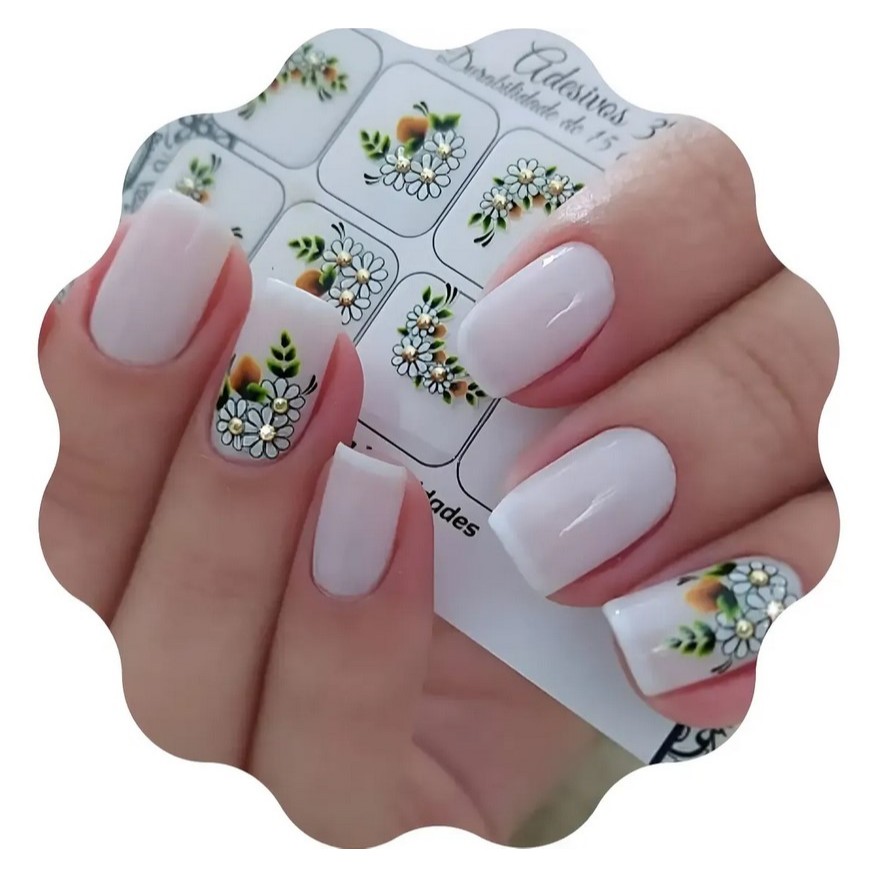 Kit Nail Art Achadinho Manicure 120 Adesivo De Unha 3D 5D Revenda
