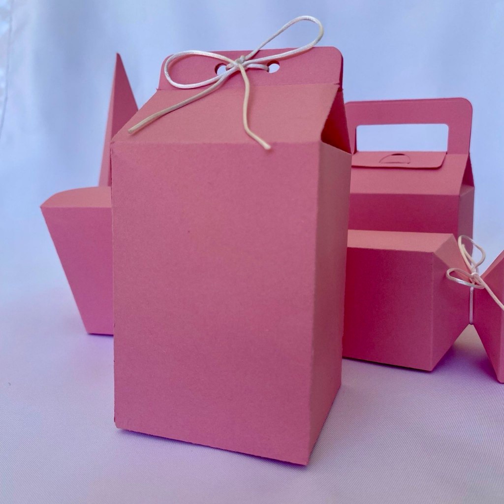 Kit 10/20/30/50  Caixa MILK Lisa para personalização Decoração Festa