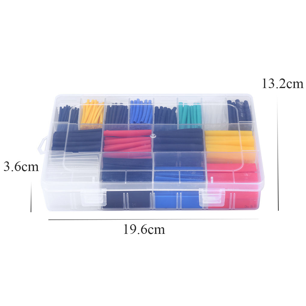 Kit com 560 unidades de Tubos Isolantes TERMO RETRÁTIO /Emenda e Remenda colorido Luatek lwj-133 — imagem 2 de 2
