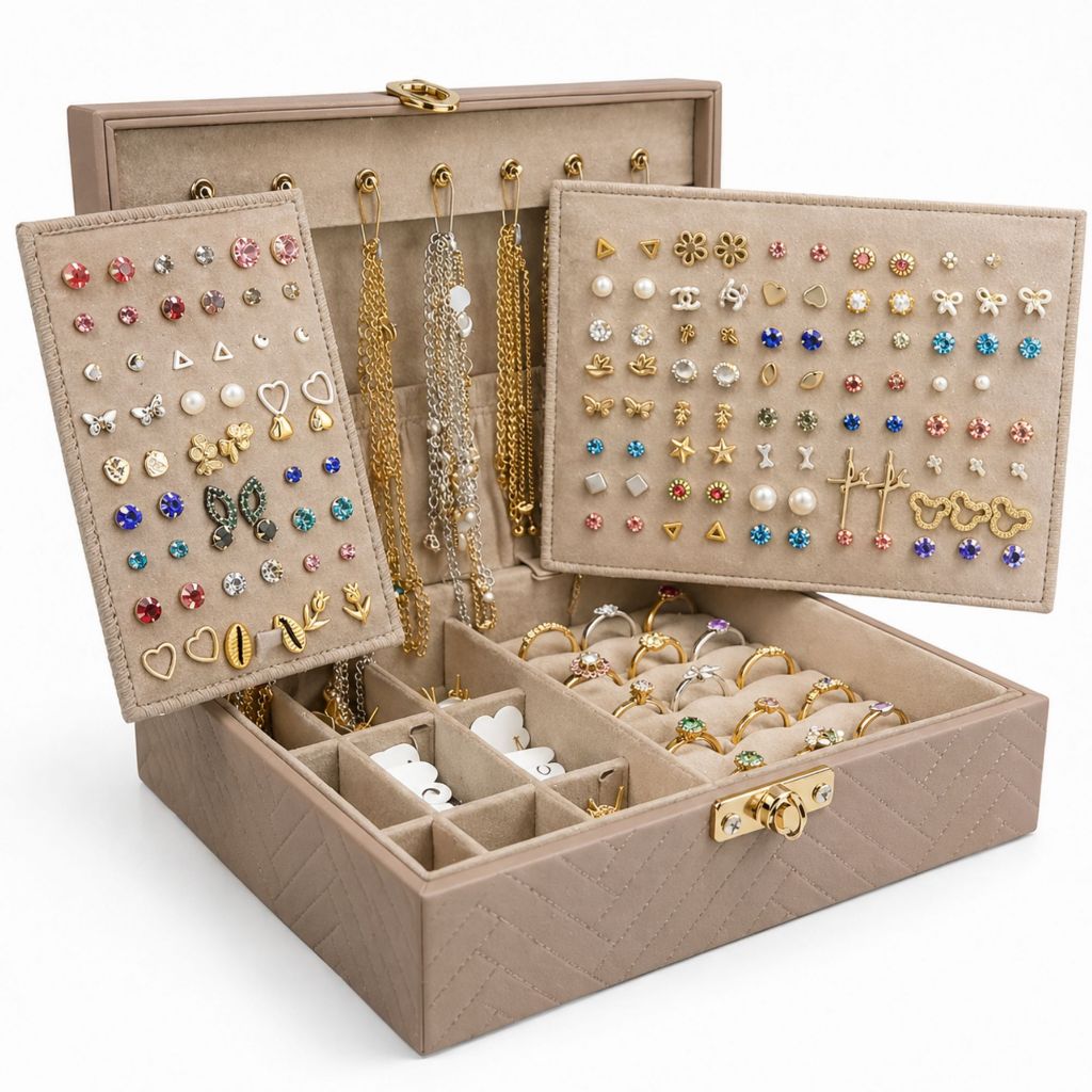 Semi joias Folheadas 10pçs Ouro 18k E Prata P/ Revender