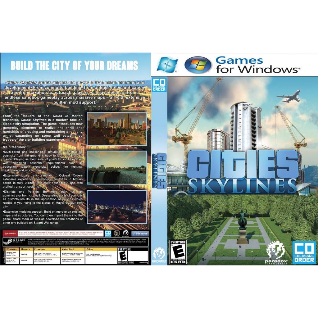 Cities Skylines para Pc ou Notebook Pendriver