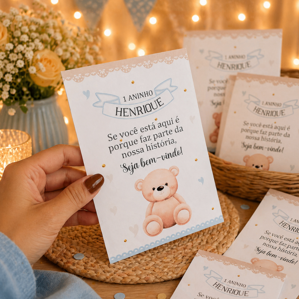 Centro de mesa agradecimento personalizado Chá revelação, Chá de bebê e aniversario infantil