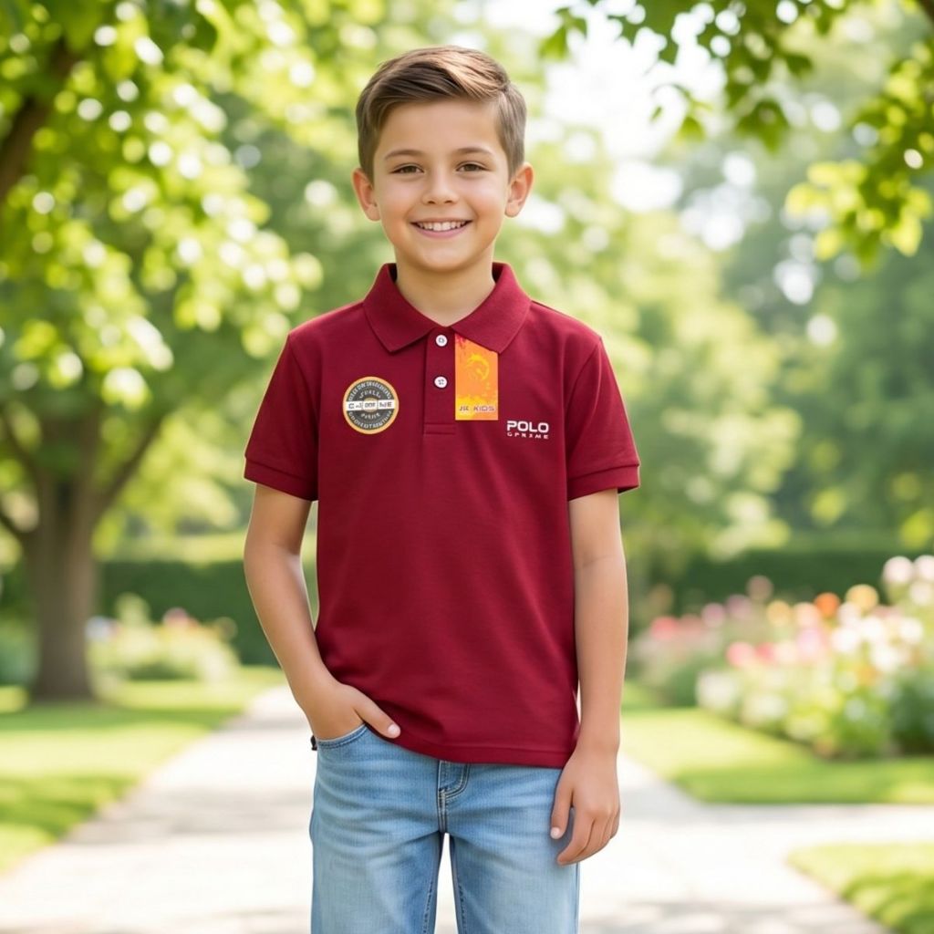 camiseta menino polo algodao tam 10 a 16 anos.