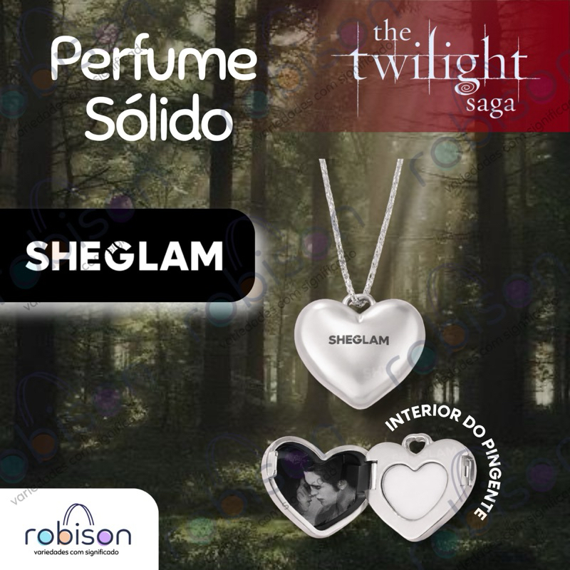 Perfume Sólido Sheglam Saga Crepúsculo Twilight Maquiagem Edward e Bella