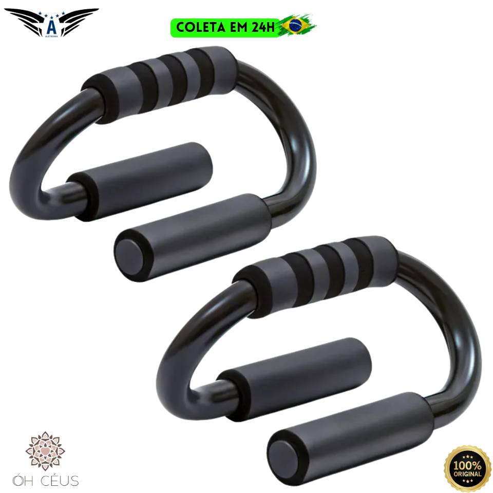 Barra De Flexão Apoio Suporte Treino De Braço Peito Portátil Em Casa Fitness Musculação Calistenia
