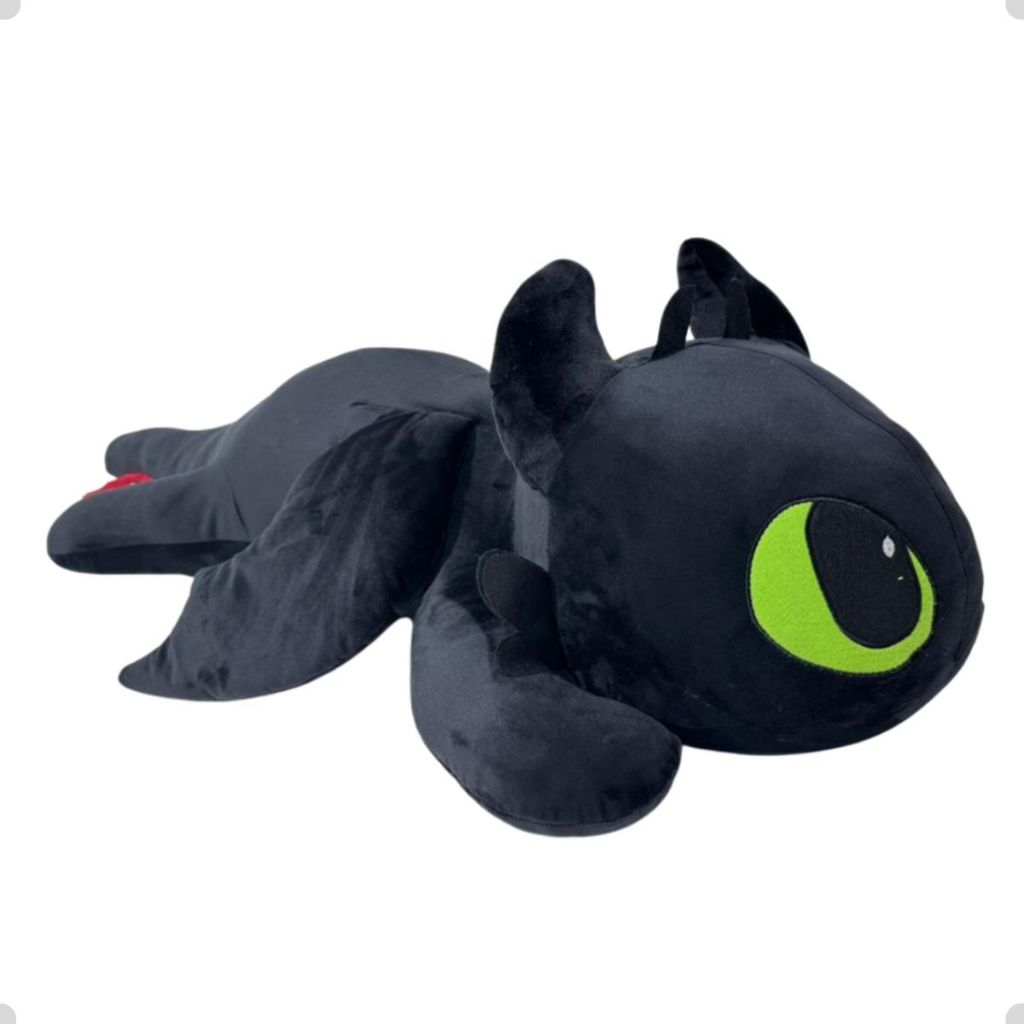 Xuxão Banguela 1,10M Almofada Travesseiro Dragão Gigante Decorativo Antialérgico Super Fofo