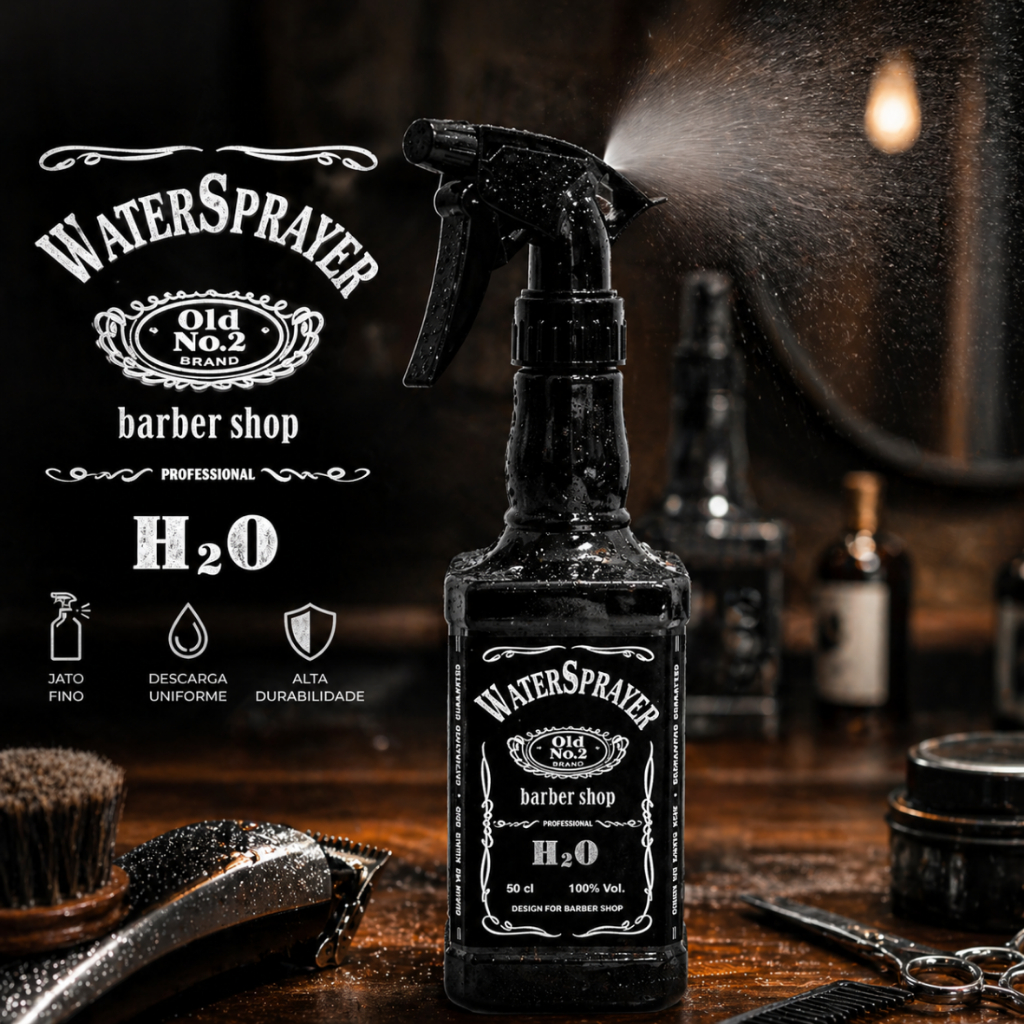 Borrifador Profissional 470ml Spray Jato Fino Barber Shop Cabelo Água Pulverizador — imagem 2 de 2