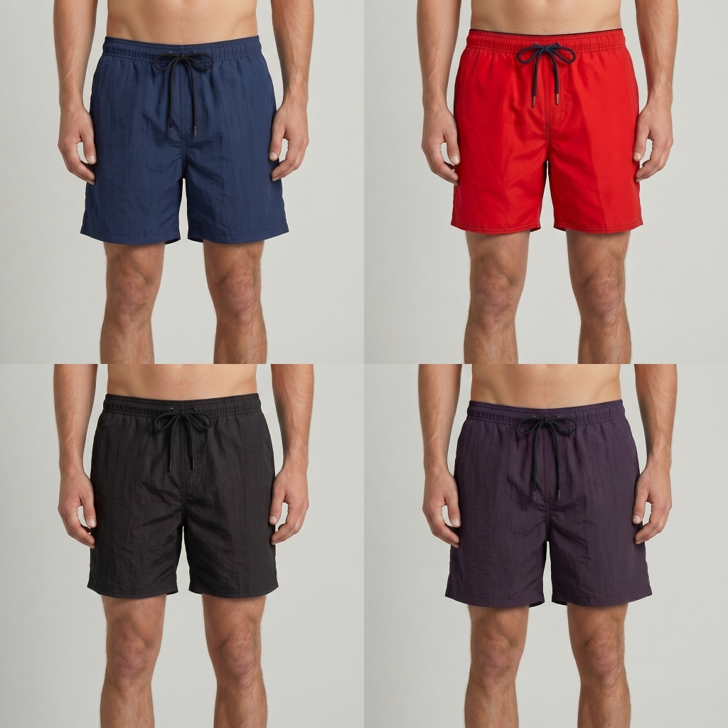 Bermuda Masculina Tactel com Elastano Short Praia Academia Leve Confortável Secagem Rápida Casual Fitness