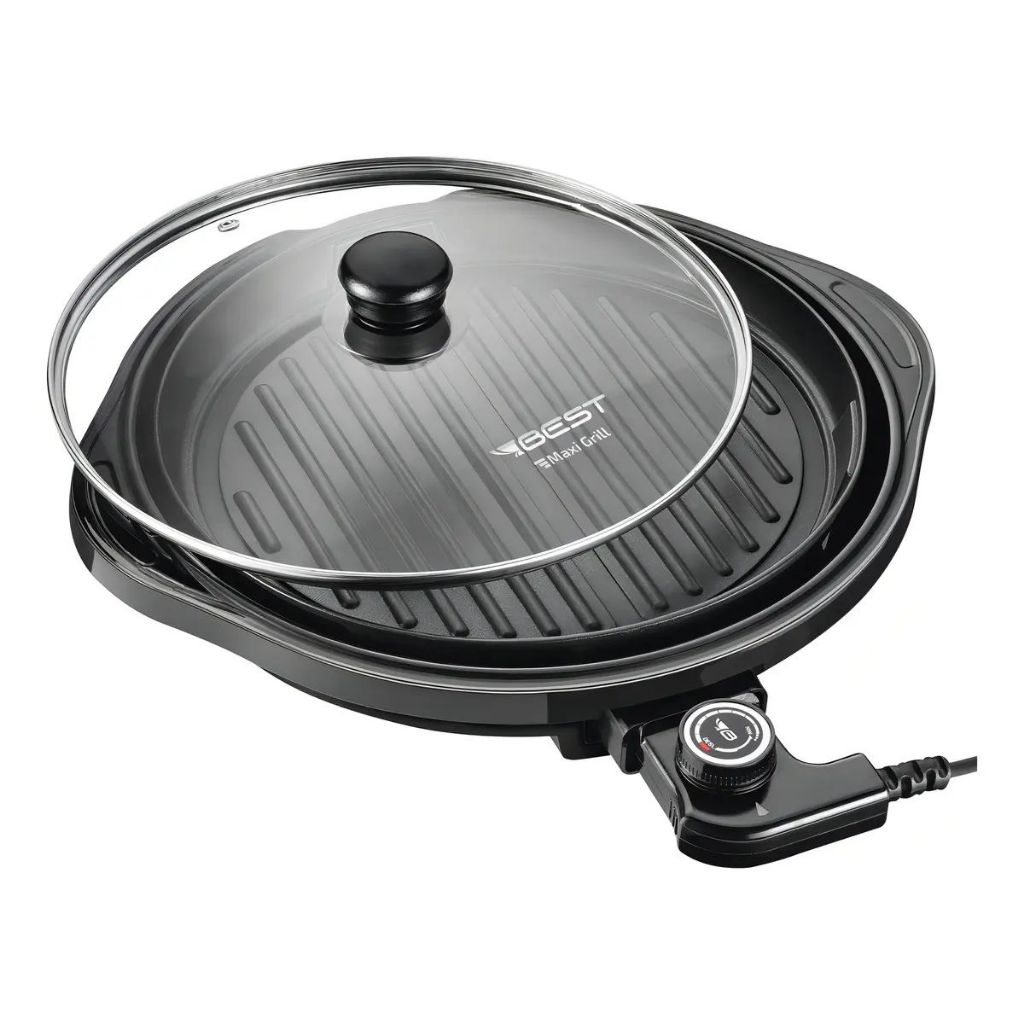 Panela Elétrica Best Maxi Grill 30cm Antiaderente Cor Preto