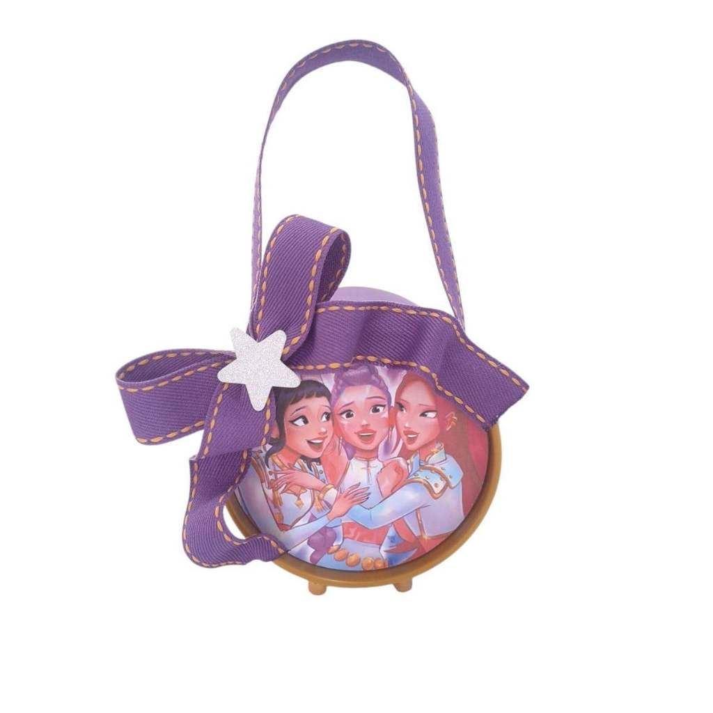 Tubolata Bolsinha Guerreiras do Kpop huntrix Lembrancinhas Personalizadas Aniversário