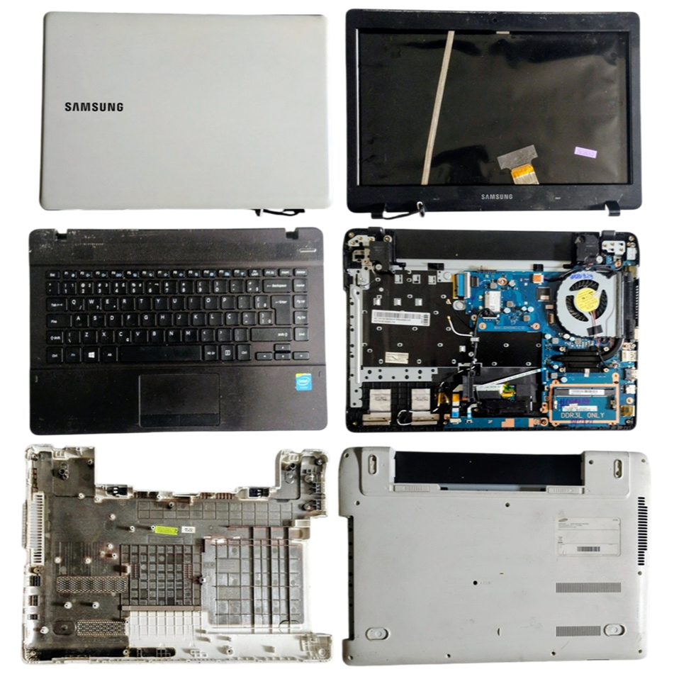Carcaça Notebook Samsung NP370E4K + Placa Sucata P\ Peças ou Reparo