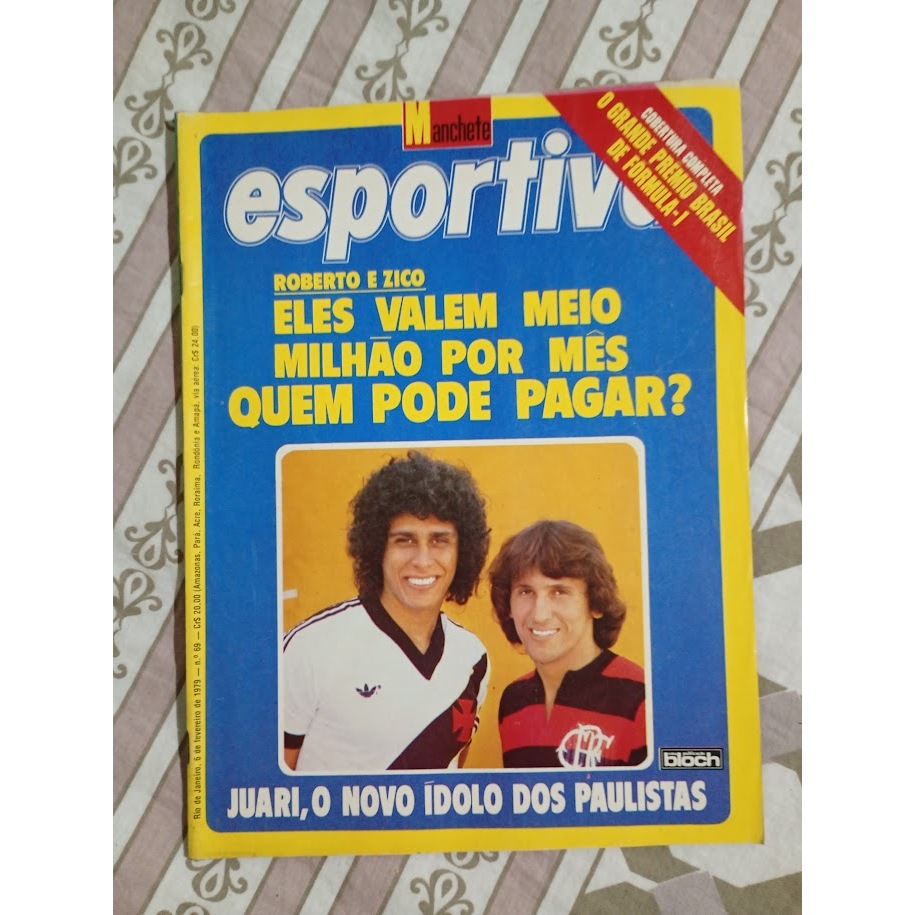 REVISTA MANCHETE ESPORTIVA 69 * 06/02/79