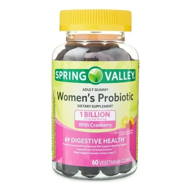 Spring Valley Probiótico Goma 60 Un Framboesa Limão