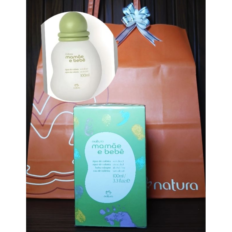 Colônia Infantil Mamãe e Bebê Natura 100ml Validade 02/28 Vegano.
