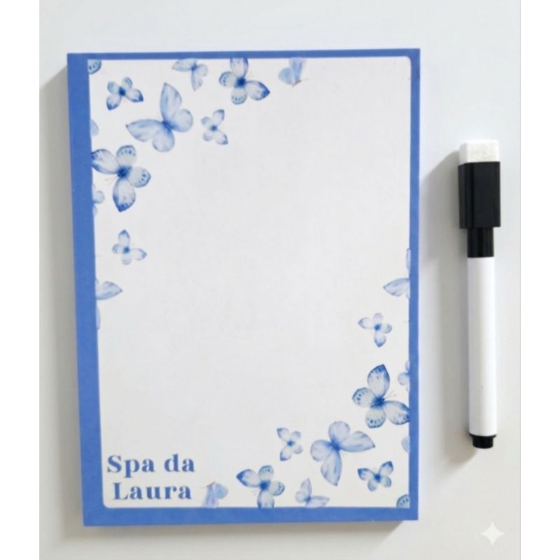 Planner de Geladeira Personalizado Imã Lembrança de Aniversario Lembrete Magnético Lousa 13x18cm