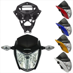 Frente Farol Completa Fan Titan 125 150 160 2014 2015 2016 2017 2018 Com Aranha Piscas Seta Bloco Bananinha