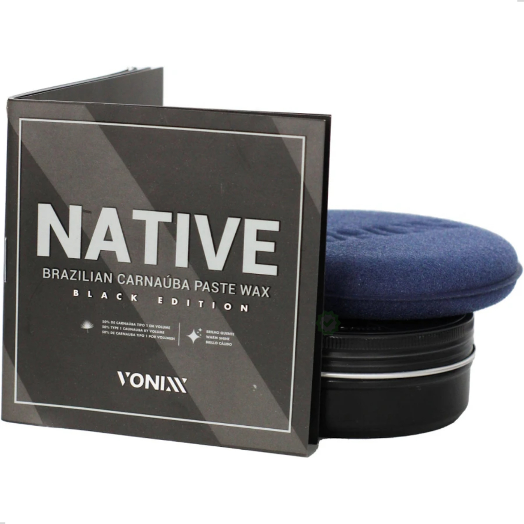 Cera Automotiva Native Paste Wax Black Edition Vonixx - 100ml