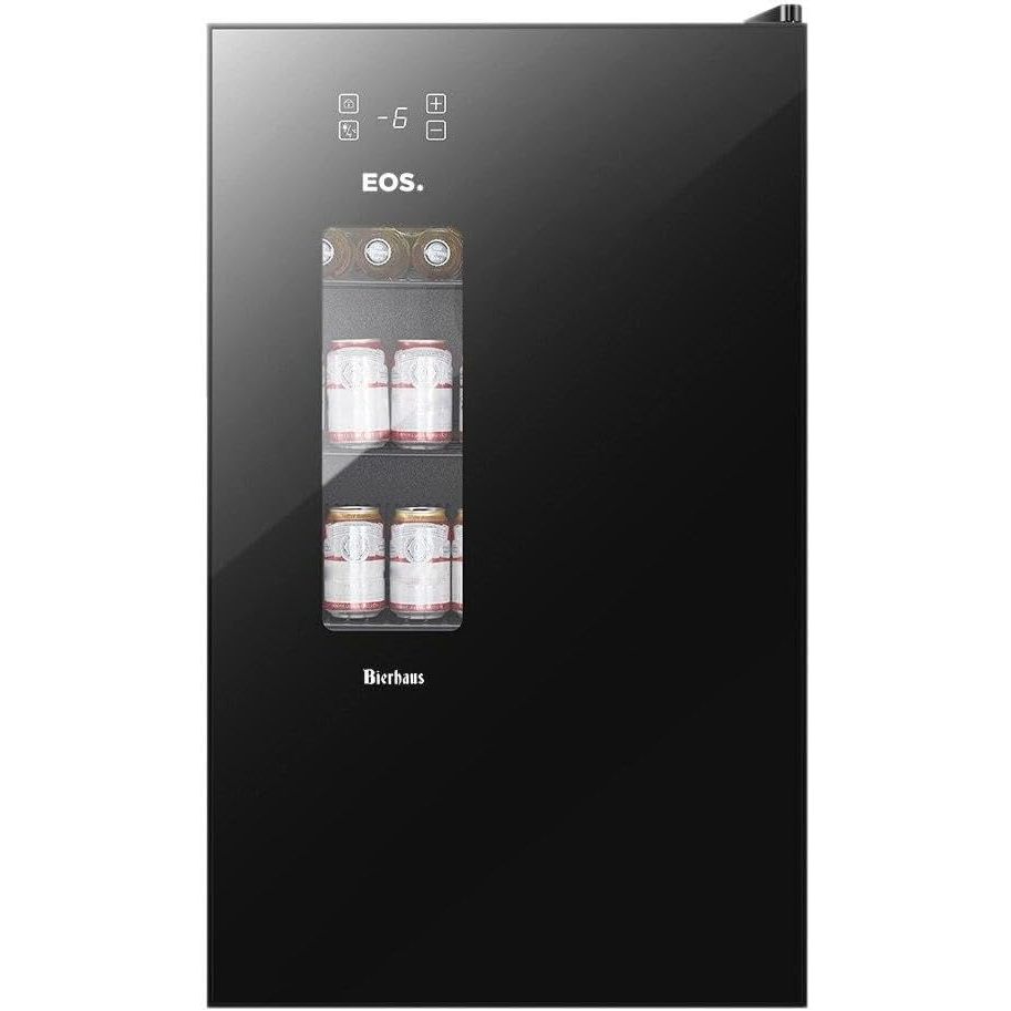 Cervejeira EOS Bierhaus 100 Litros Black Glass Frost Free ECE120 110V
