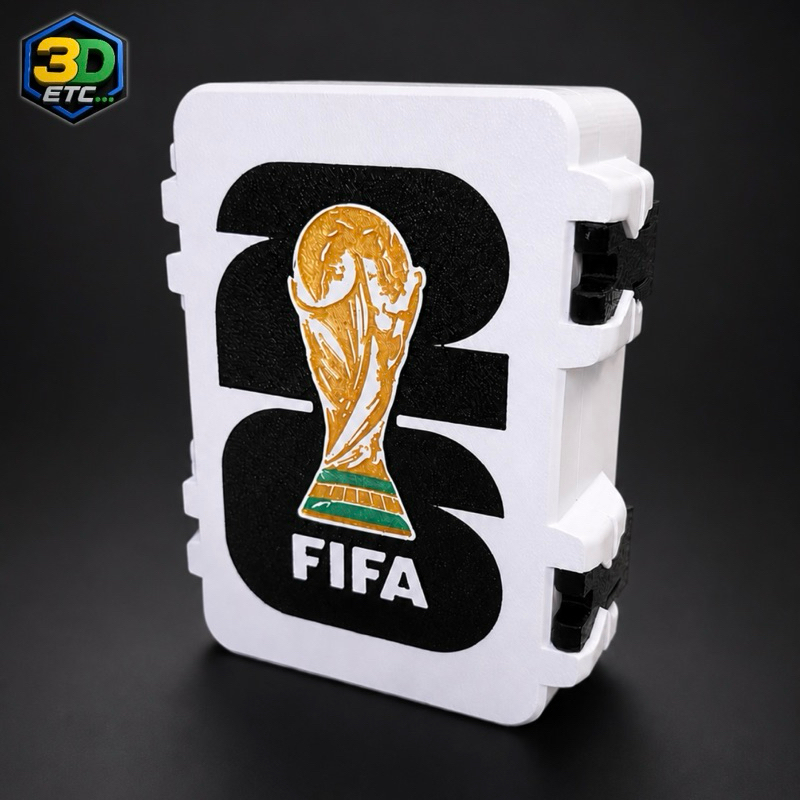 Estojo Caixa Porta Figurinhas Álbum Copa do Mundo Fifa 2026