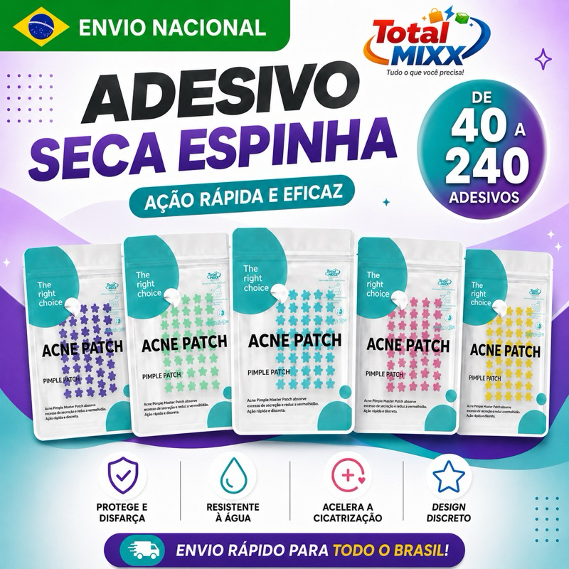 Seca Acne Adesivo Estrela Espinha Hidrocoloide Colorido Transparente