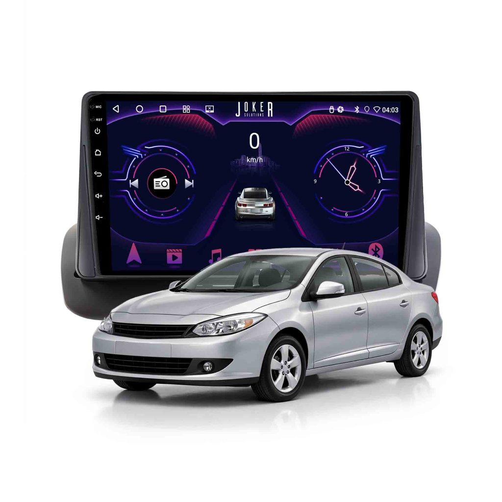 Multimídia 9 Polegadas Renault Fluence Carplay Android Gps Bluetooth 2ram+62gb