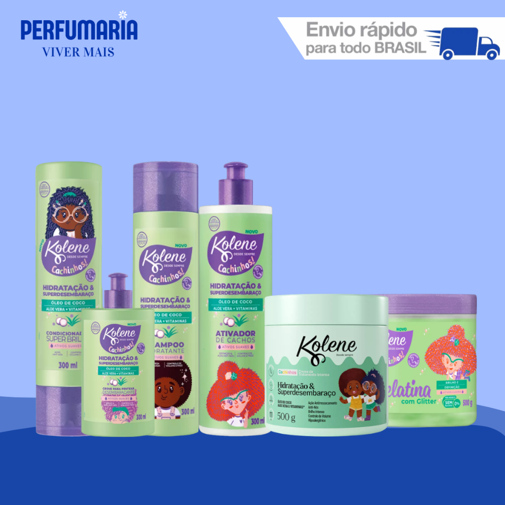 Kit Kolene Cachinhos Kids (2-6 itens) - Monte Seu Kit
