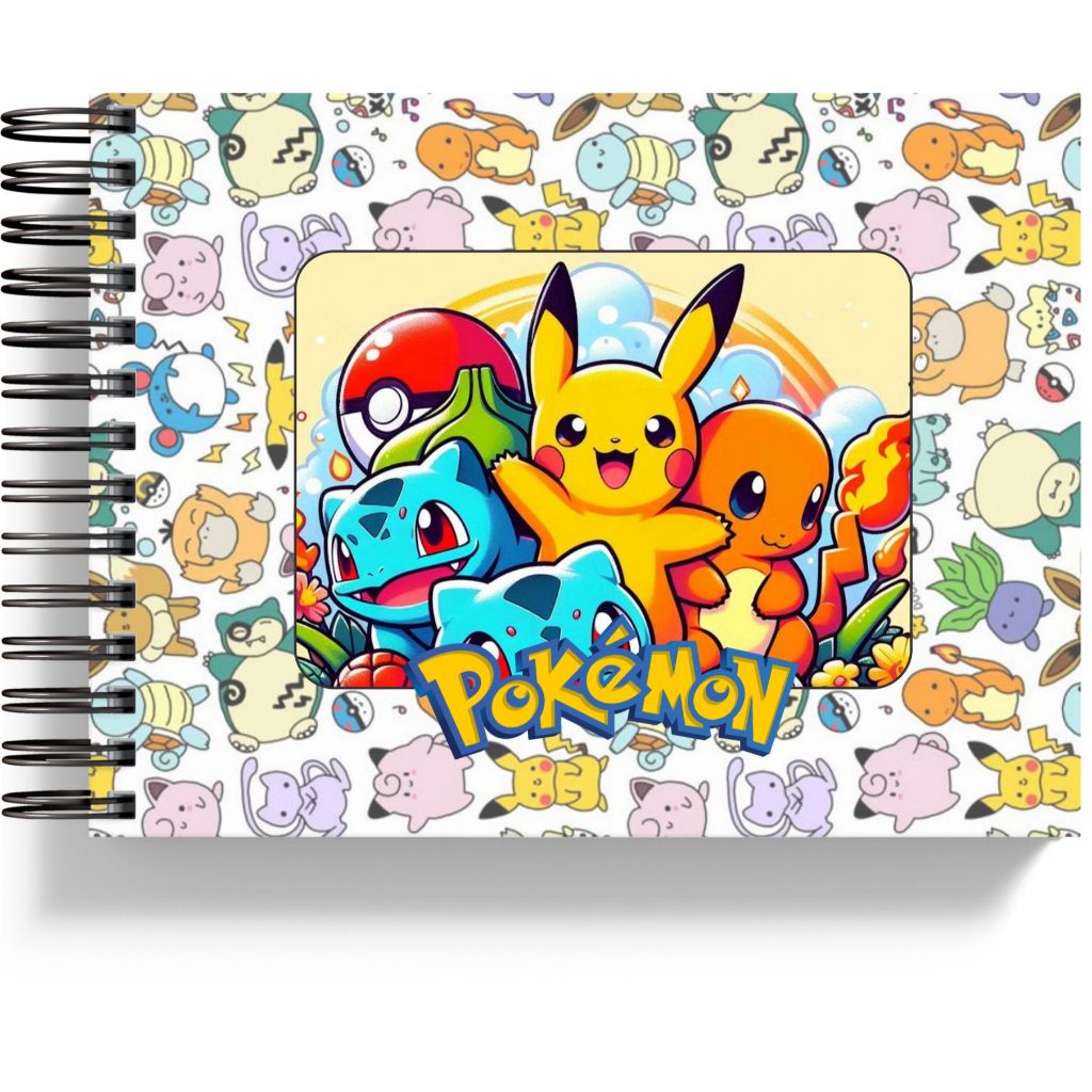 LIVRO DE COLORIR ENTREGA FULL INSPIRADO POKEMON  35 folhas - 180G  Desenho Pintura Coloring Book